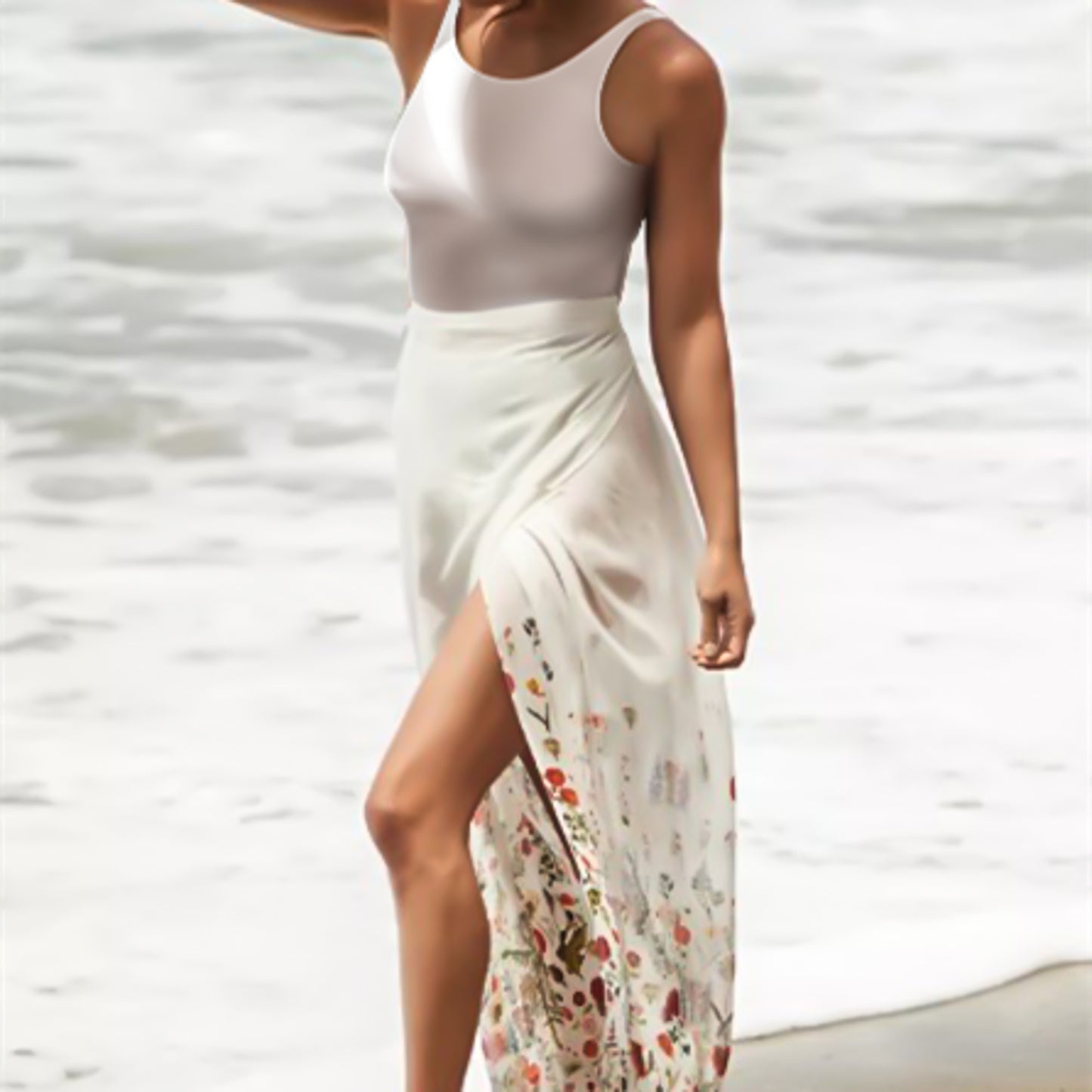 Streamline Shaping Bodysuit - Arctic White